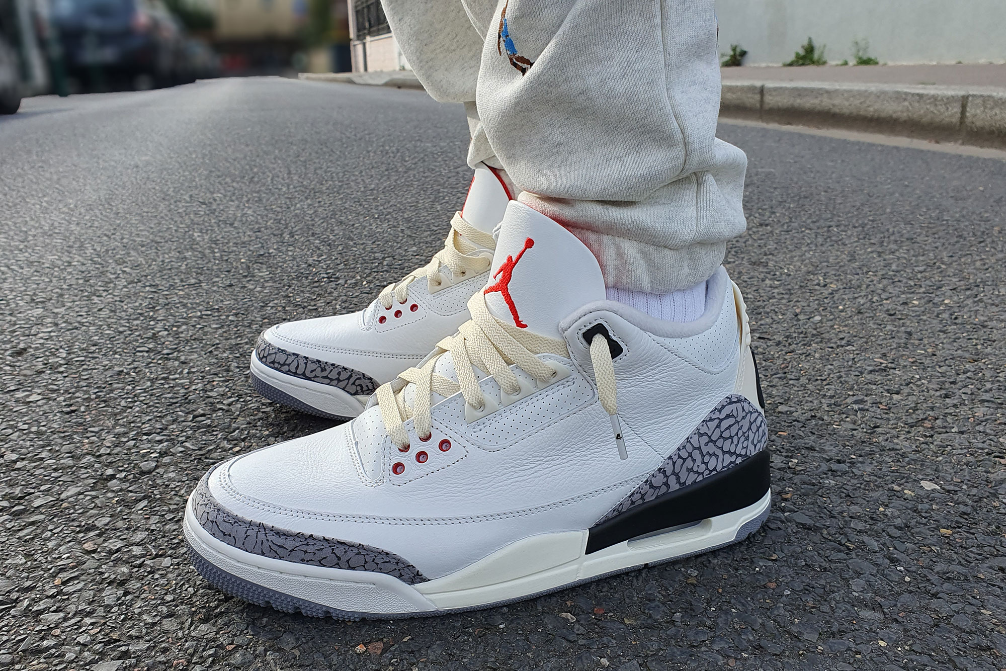 The best laces for your Jordan Retro 3 White Cement Reimagined