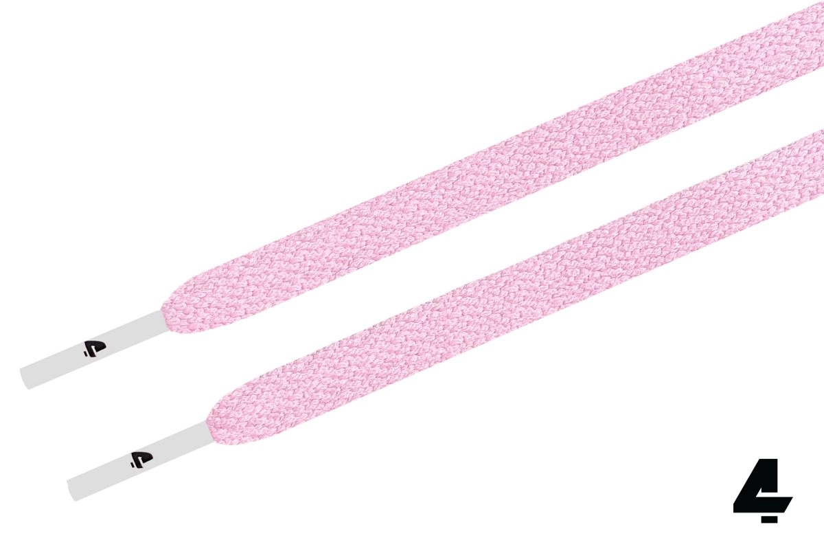 Pink Origin laces White aglets