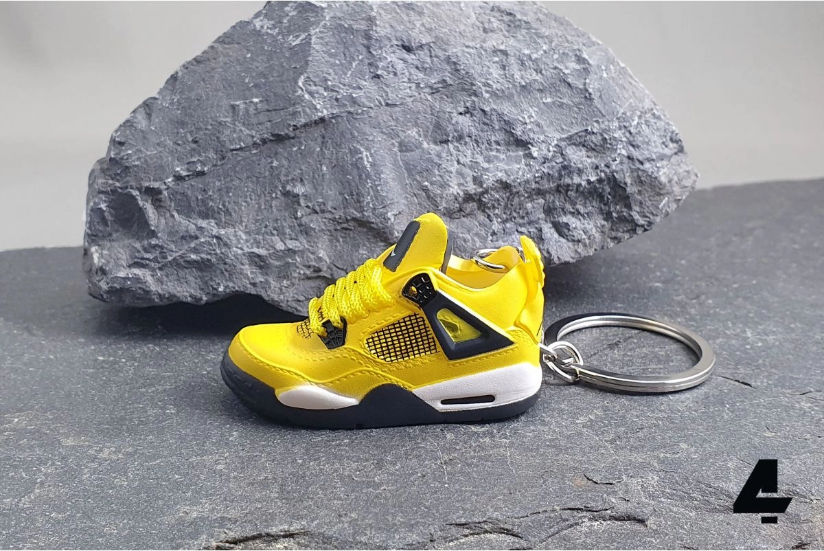 3D Mini sneaker "Air Jordan 4 Tour Yellow"