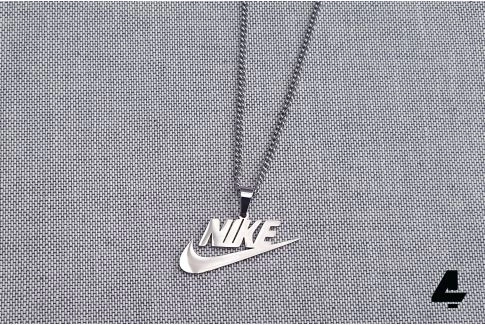 "Nike logo" chain & pendant for men and women, premium stainless steel