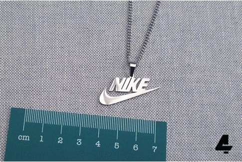 "Nike logo" chain & pendant for men and women, premium stainless steel
