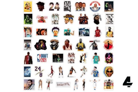 Basketball stickers "NBA Icons" (100 pieces)